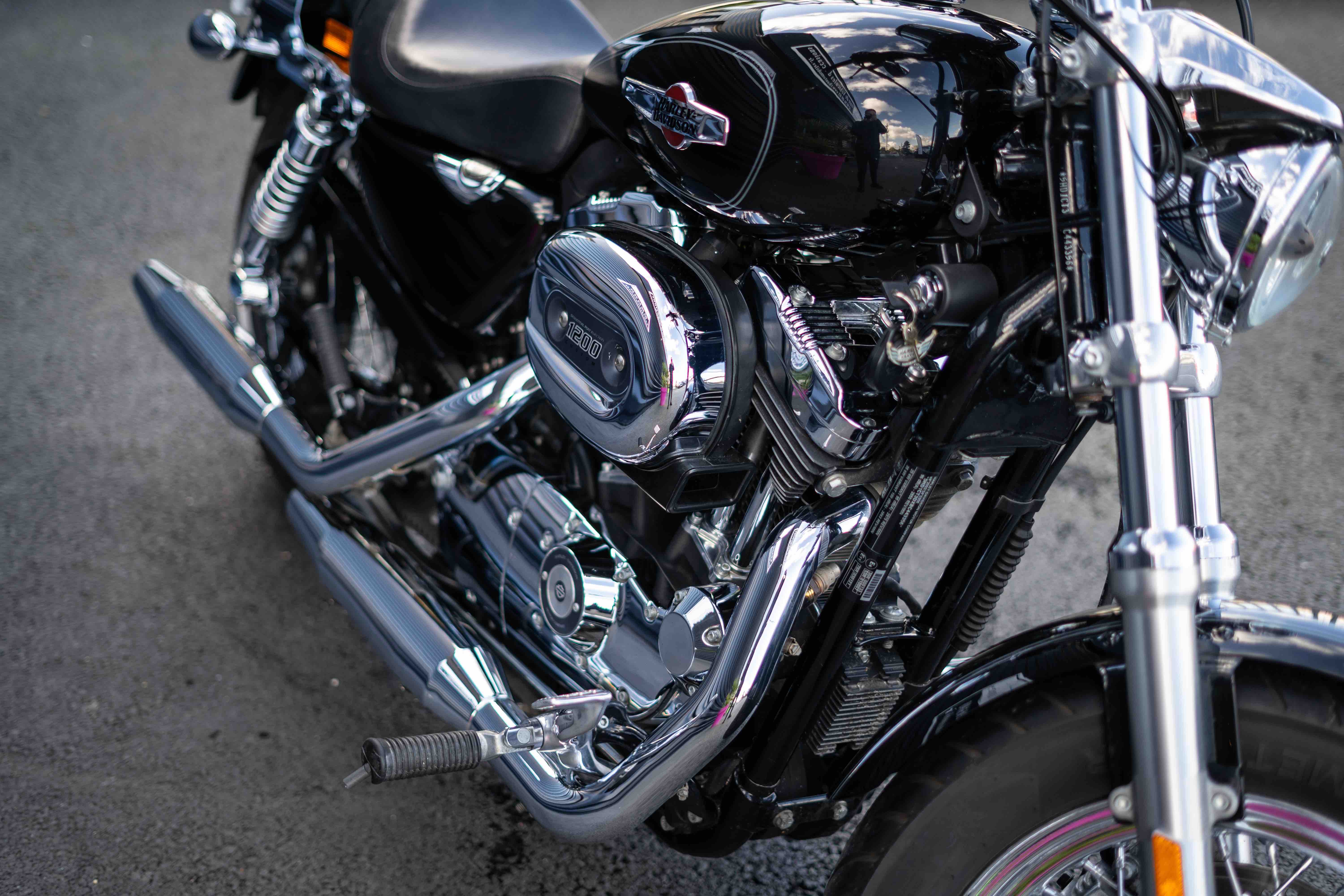 HARLEY-DAVIDSON Sportster XL 1200 C Custom Noir 