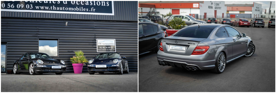 Porsche 911 et Mercedes AMG