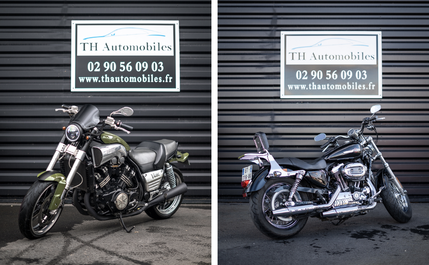 Yamaha et Hayley-Davidson chez TH Automobiles